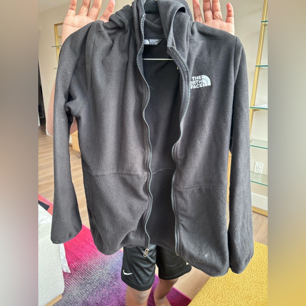 The North Face boy size xxl (18-20)  black fleece